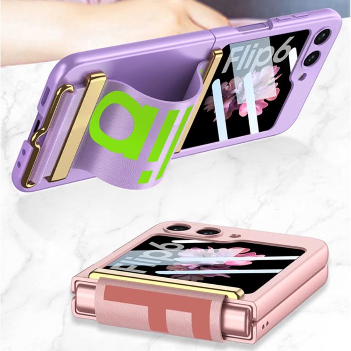 Bild 3, GKK GKK Galaxy Z Flip 6 / 7 FE Skal Bälte Hybrid Svart/Röd
