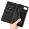  iPhone 17e / 16e Fodral Flip Skin Touch Svart