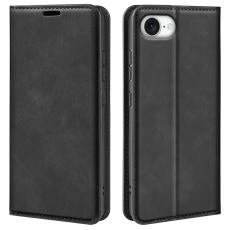  iPhone 17e / 16e Fodral Flip Skin Touch Svart