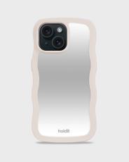 holdit holdit iPhone 15/14/13 Skal Wavy Light Beige Mirror