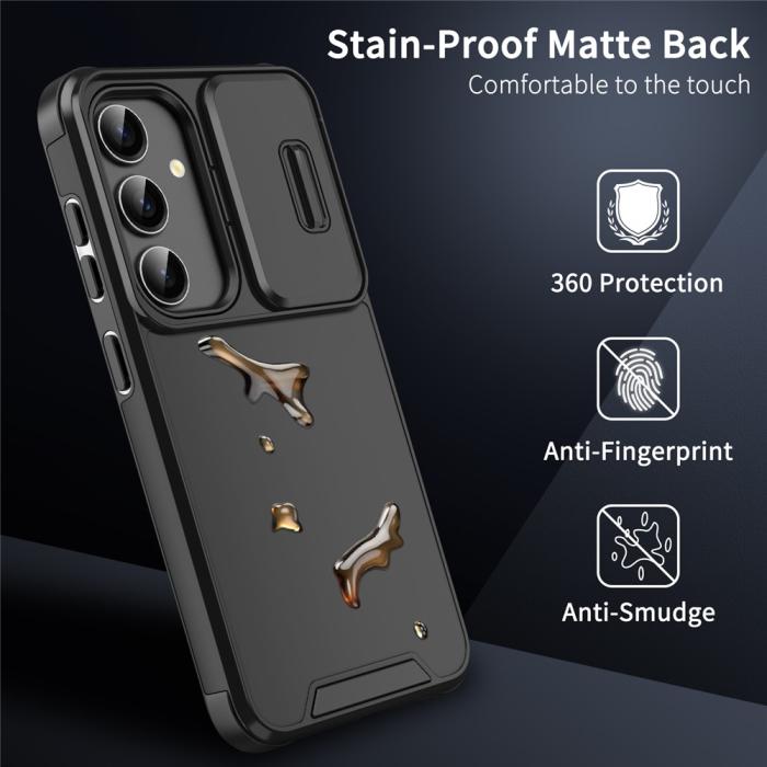 Bild 4,  Samsung Galaxy S26 Skal Hybrid Armor CamCover Svart