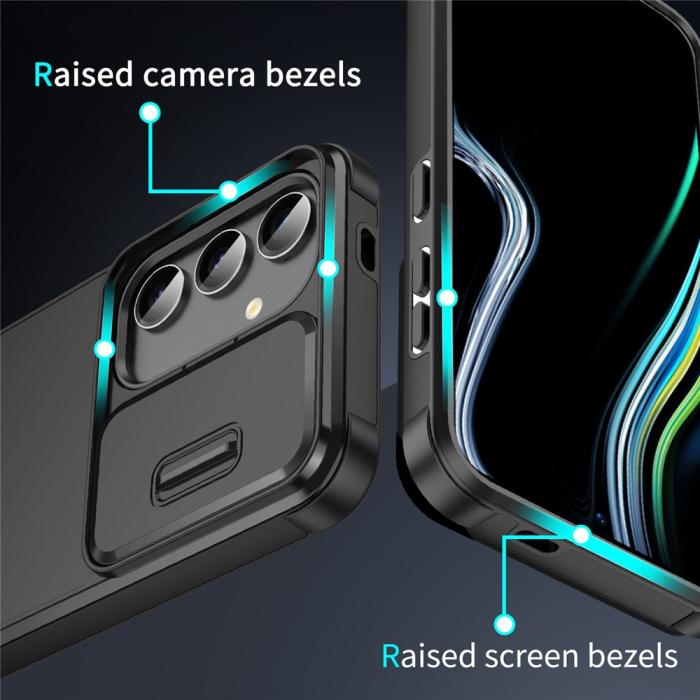 Bild 5,  Samsung Galaxy S26 Skal Hybrid Armor CamCover Svart