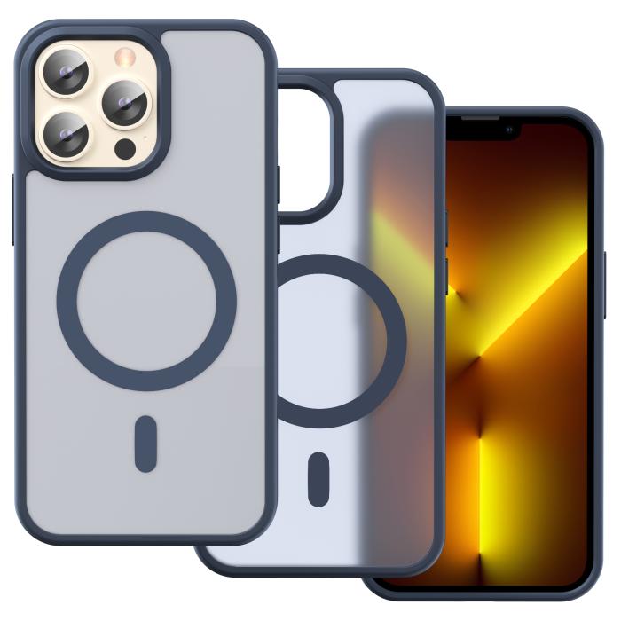 Bild 2, ColorPop ColorPop iPhone 13 Pro Max Skal CH MagSafe Matt Mörk Blå