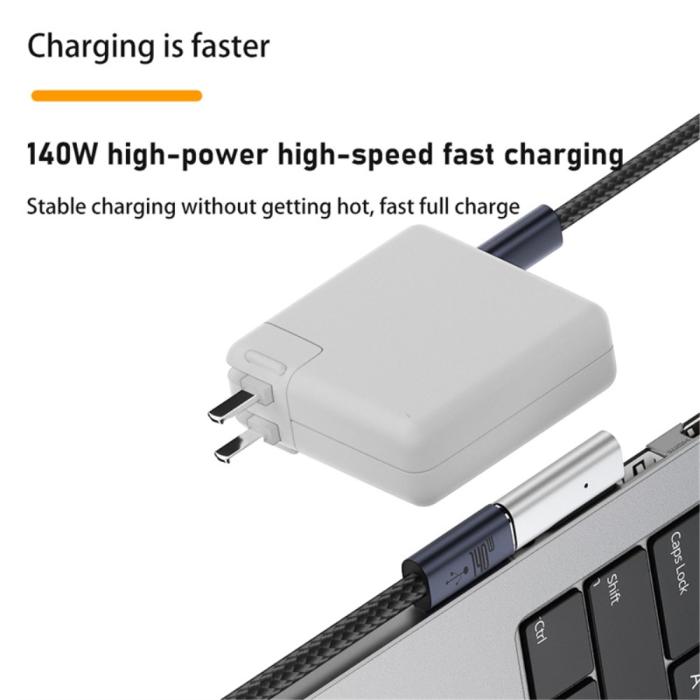 Bild 3,  Macbook 140W Adapter MagSafe 3 till USB-C Snabbladdning