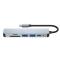 Tech-Protect Tech-Protect 6in1 USB-C Hub USB/USB-C/Minneskortläsare Grå