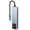Tech-Protect Tech-Protect 5in1 USB-C Hub USB/HDMI/Ethernet/USB-C Grå