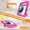  Samsung Galaxy Tab A11 / Tab A9 Skal EVA Kickstand Rosa