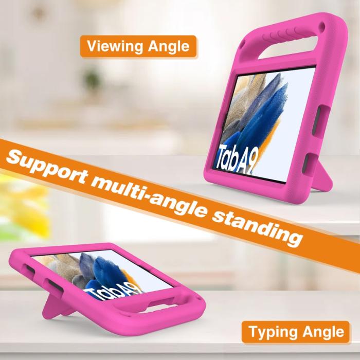 Bild 3,  Samsung Galaxy Tab A11 / Tab A9 Skal EVA Kickstand Rosa