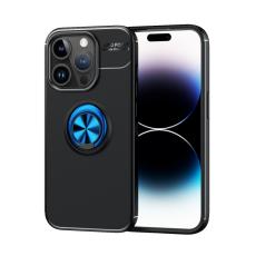  iPhone 15 Pro Skal Ring Svart/Bl&aring;