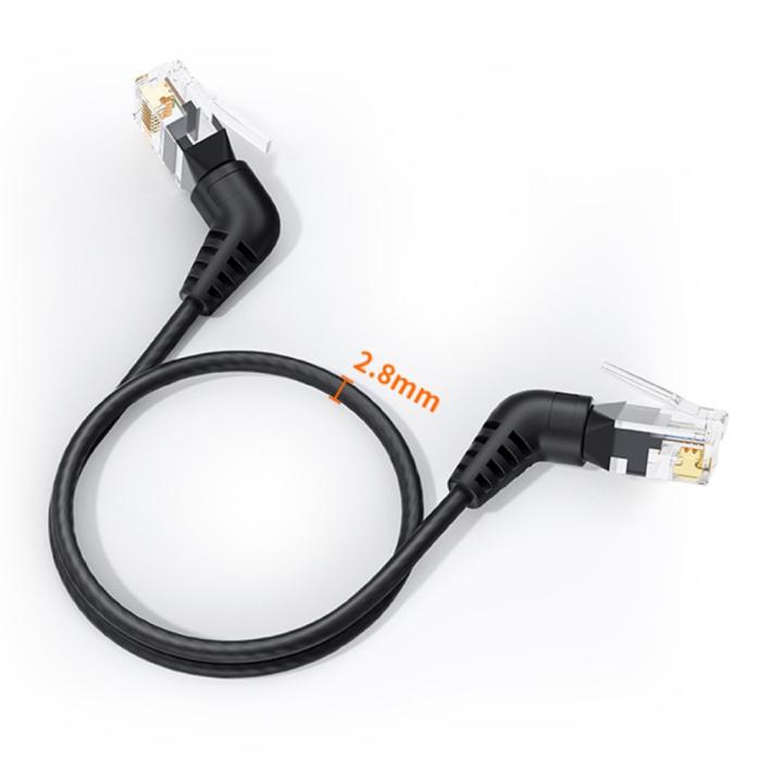 Bild 4, CableCreation CableCreation 2 m Cat6a RJ45 Nätverkskabel Svart