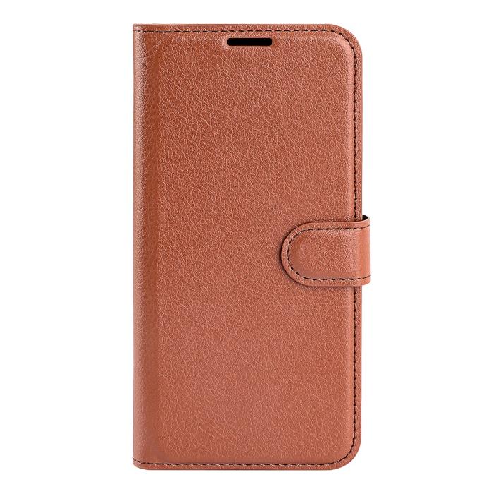 Bild 4,  Xiaomi 17T Pro Fodral Litchi Läder Brun