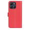  Motorola Moto G86 5G Fodral Litchi Läder Röd