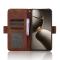  Xiaomi 15T Fodral Med Avtagbart Kortfack Brun