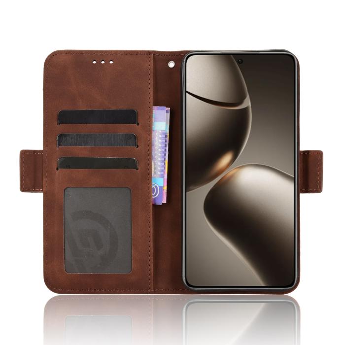 Bild 6,  Xiaomi 15T Fodral Med Avtagbart Kortfack Brun