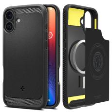 Spigen Spigen iPhone 16 Skal MagSafe Mag Rugged Armor Matt Svart