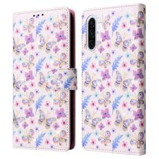  Samsung Galaxy A16/A26 5G Fodral RFID Fj&auml;rilar / Blommor