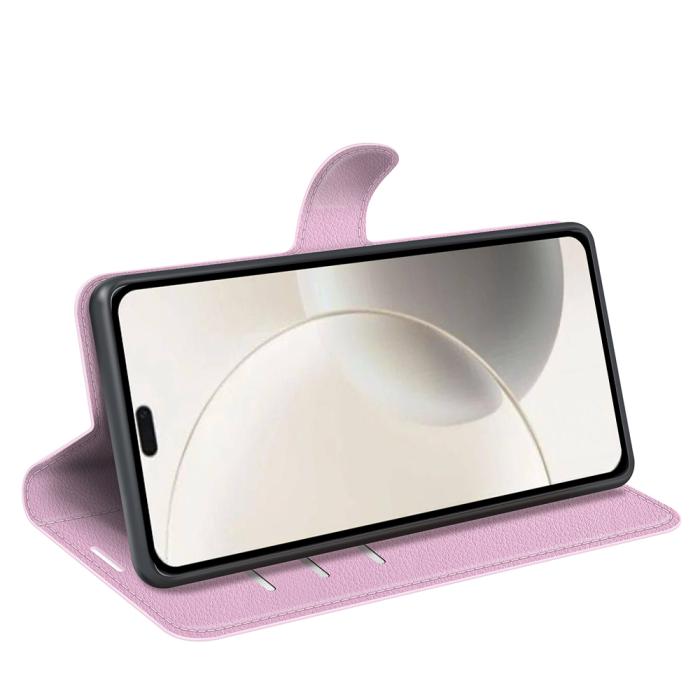 Bild 6,  Honor 400 Smart Fodral Litchi Läder Ljus Rosa