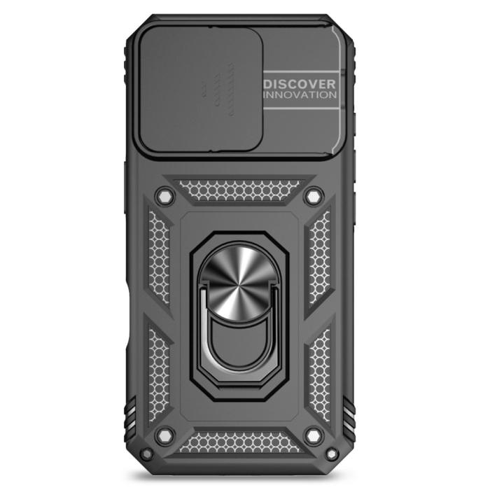 Bild 2,  iPhone 16 Pro Skal CamShield Ring Hybrid Svart