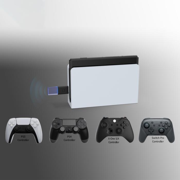 Bild 6, DOBE DOBE Bluetooth 5.0 Mottagare för Xbox/Nintendo/PS Spelkonsol