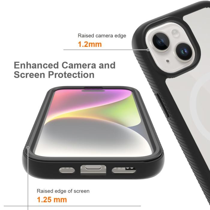 Bild 5,  iPhone 15 Skal MagSafe 360 Defense Svart