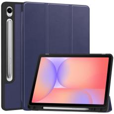  Samsung Galaxy Tab S10 Lite Fodral Tri-Fold Pennh&aring;llare M&ouml;rk Bl&aring;
