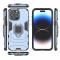  iPhone 15 Pro Max Skal Hybrid Armor Ring Navy Blue