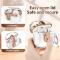  Samsung Galaxy Buds 3/3 Pro Skal Hybrid Transparent/Roséguld