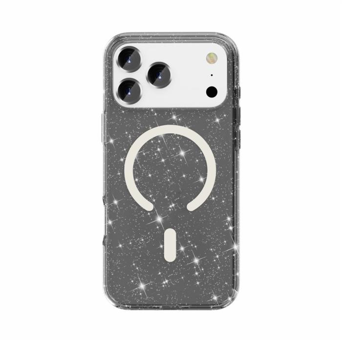 Bild 6,  iPhone 17 Pro Max Skal MagSafe Glitter Svart