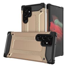  Samsung Galaxy S23 Ultra Skal Shockproof Hybrid Armor Guld