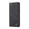 CASEME CASEME Samsung Galaxy S25 Plus Fodral Flip Retro Läder Svart