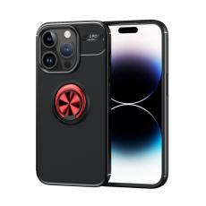  iPhone 15 Pro Skal Ring Svart/R&ouml;d