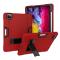  iPad Pro 11 (2018/2020/2021) - Shockproof Hybrid Skal Med Kickstand - Röd