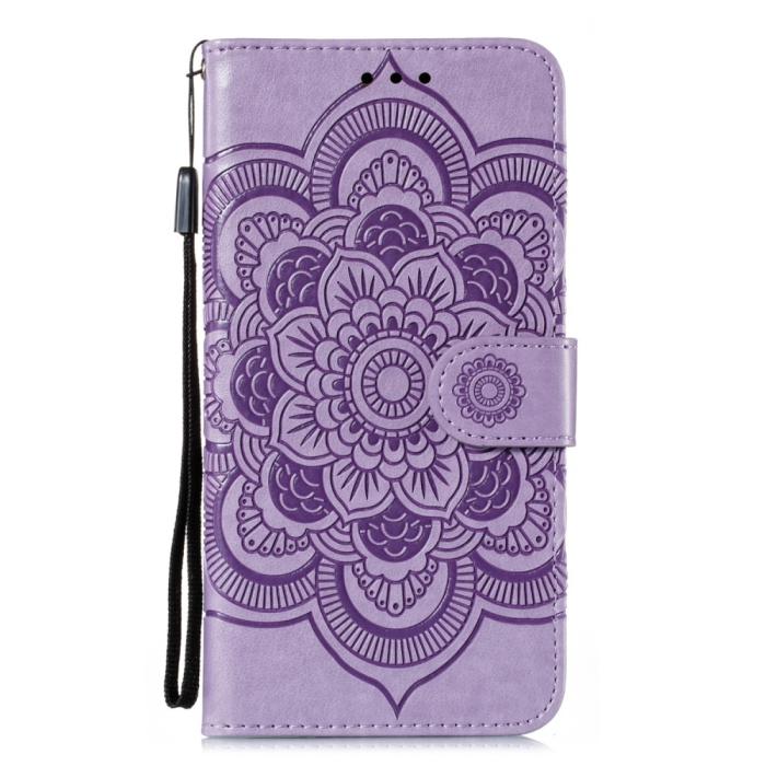Bild 2,  Xiaomi Mi 10 / 10 Pro - Mandala Plånboksfodral - Lila