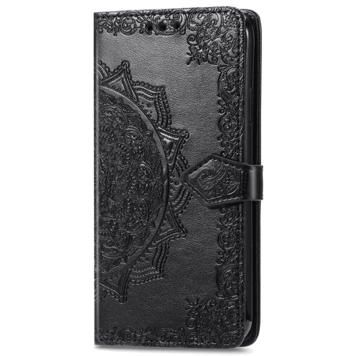 Bild 6,  Samsung Galaxy A14 4G/5G Fodral Mandala Läder Svar