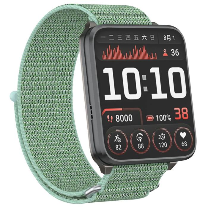 Bild 3,  Garmin Venu X1 Armband Nylon Loop Grön