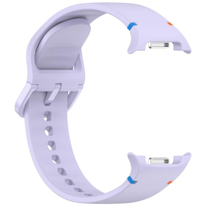 Bild 4,  Galaxy Watch 8 46/44/40 mm Klockarmband Silkon Lila