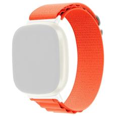  Fitbit Versa 4/Sense 2 Armband Justerbar Nylon Orange