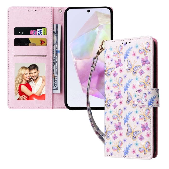 Bild 5,  Samsung Galaxy A16/A26 5G Fodral RFID Fjärilar / Blommor