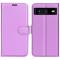  Google Pixel 8 Fodral Litchi Textur Lila