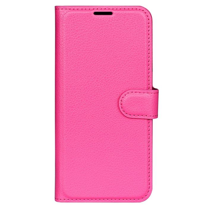 Bild 5,  Google Pixel 8 Fodral Litchi Textur Rosa