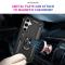  Samsung Galaxy S25 Skal Armor Ring Hybrid Svart