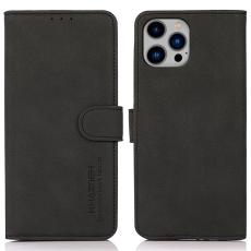 KHAZNEH KHAZNEH iPhone 16 Pro Fodral Matt L&auml;der Svart