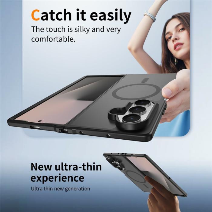 Bild 5,  Samsung Galaxy Z Fold 8 Ultra Skal MagSafe TPU Svart