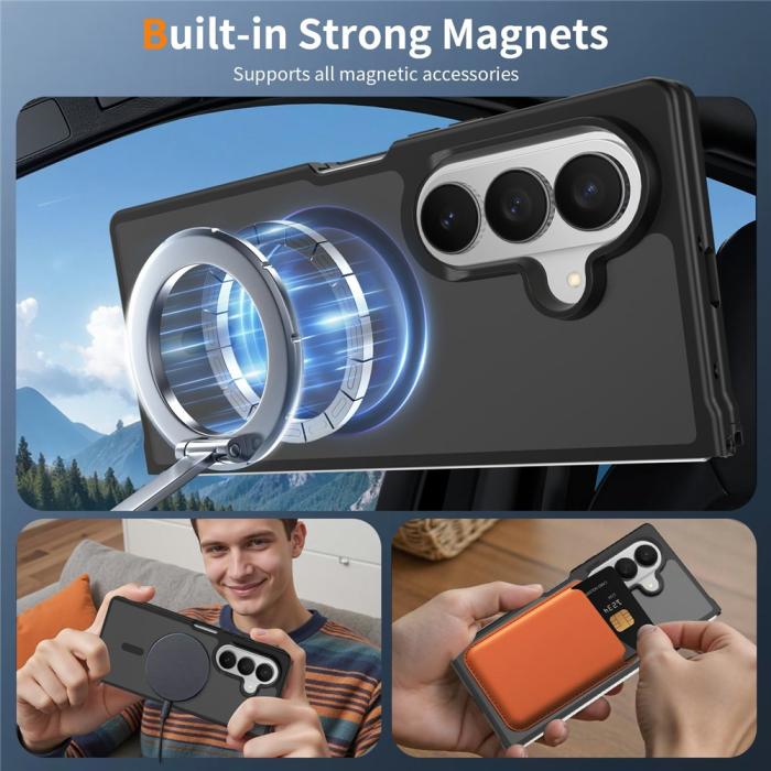 Bild 6,  Samsung Galaxy Z Fold 8 Ultra Skal MagSafe TPU Svart