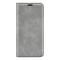  iPhone 17e / 16e Fodral Flip Skin Touch Grå