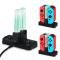 DOBE DOBE LED Laddningsstation För Joy-Con/Pro Handkontroller Svart