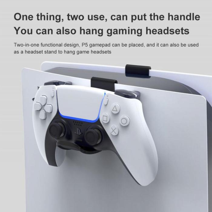 Bild 6, iPega iPega 2-PACK Fäste För PS5 Handkontroll/Pulse Headset Svart