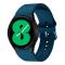  Silikon Armband För Galaxy Watch 4/5/5 Pro/6/7/FE Mörk Blå