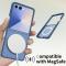  Samsung Galaxy Z Flip 7 Skal MagSafe Skin Touch Blå
