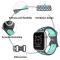 ColorPop Sportarmband Dual-Color Apple Watch 42/41/40/38 mm (M/L) Grå/Teal